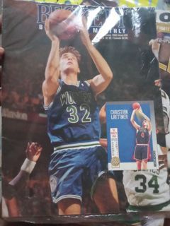 Christian laettner cover Beckett basketball card magazine
