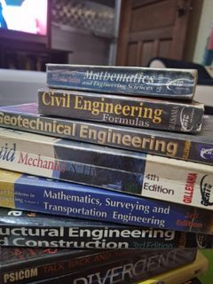 Civil Engineering Books (sold as set - all in)