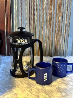 Coffee French Press + 2 mini mugs