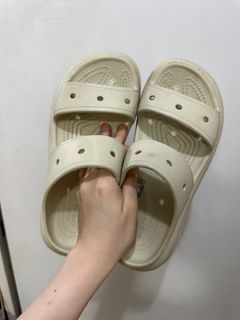 Crocs platform with heel womens size 6