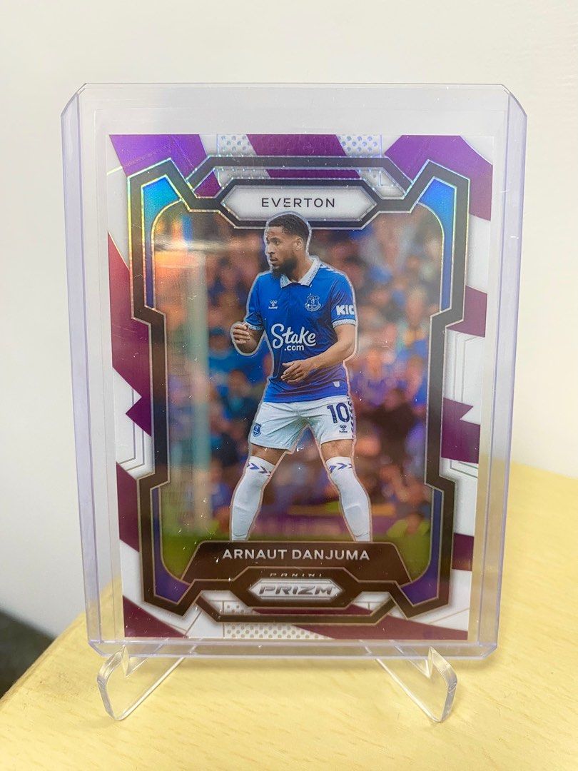 限/92 Panini Prizm EPL Everton 愛華頓Arnaut Danjuma Purple & White