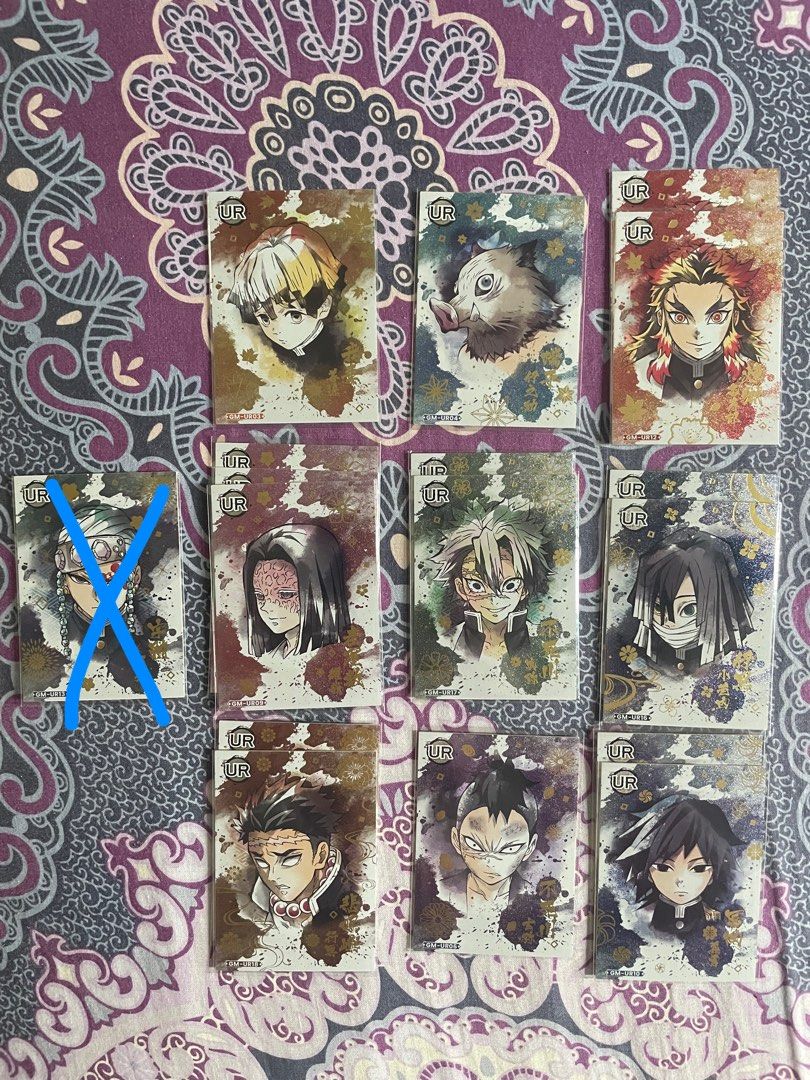 Demon Slayer Collectible Cards UR Rarity, Hobbies & Toys, Toys & Games ...