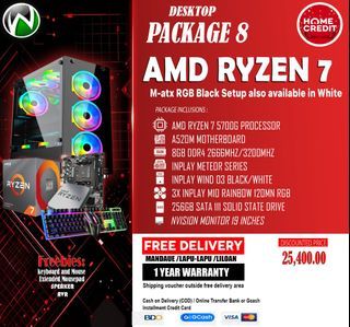 DESKTOP PACKAGE AMD RYZEN 7