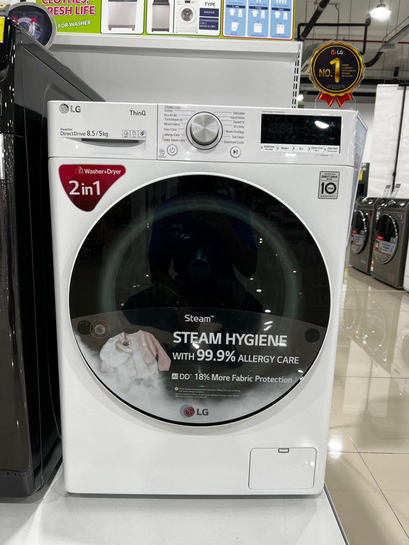 Lg 2 in 1 sales washer dryer dry only
