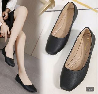 Doll shoes black