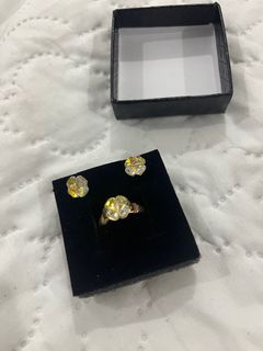 Earrings and Ring Set