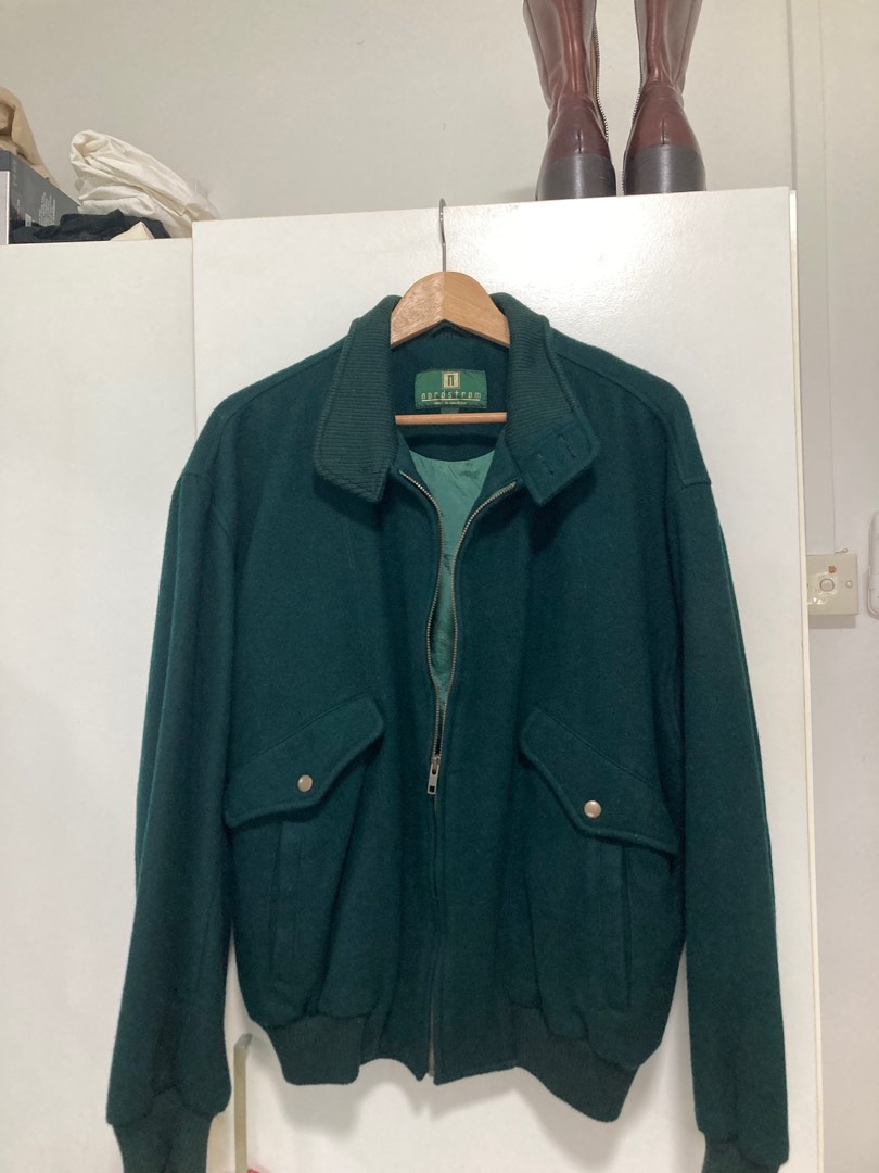 Emerald green bomber jacket clearance