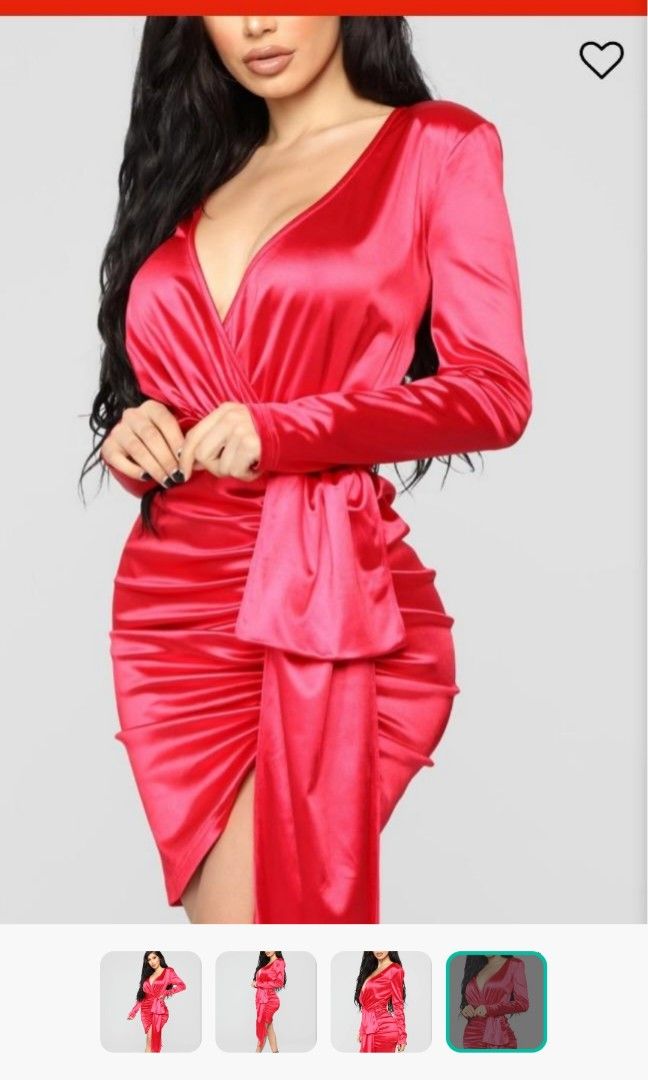 Fashion nova silk dress shop