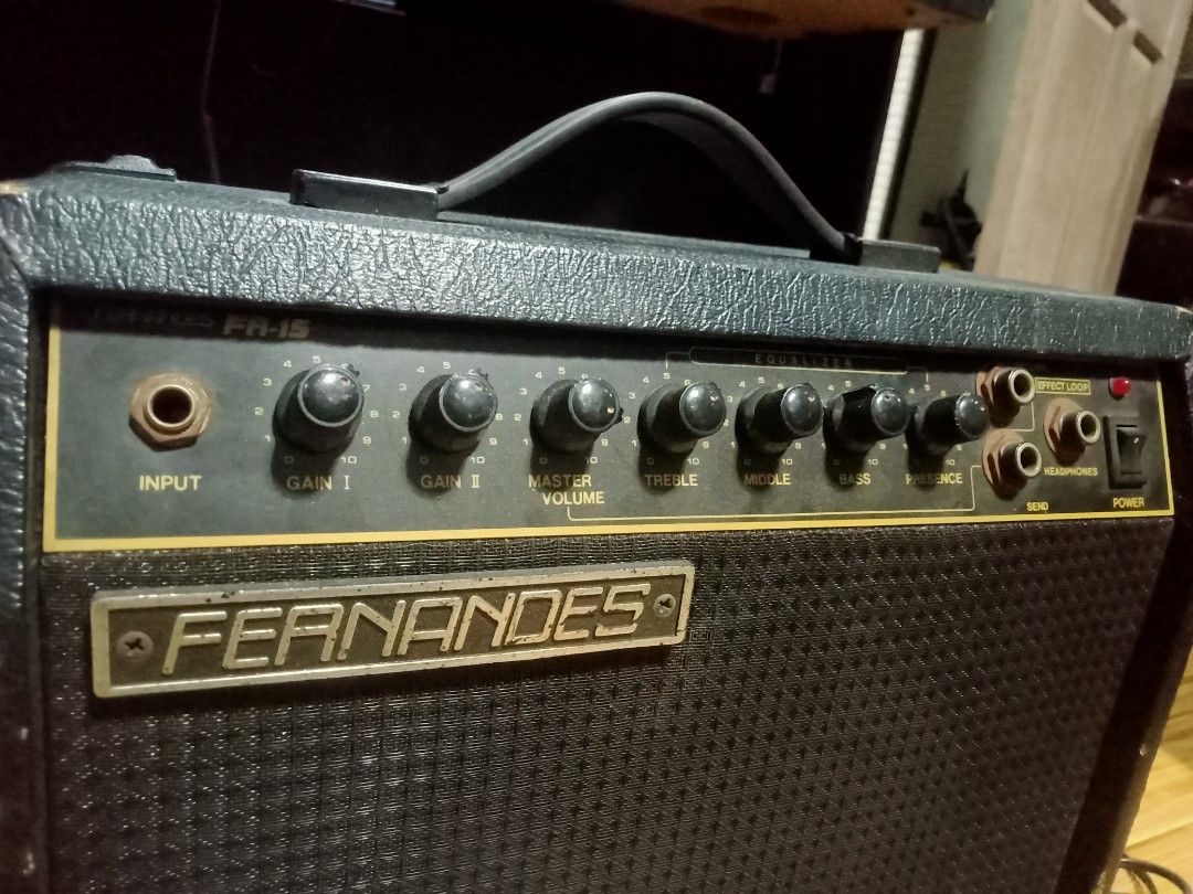 Fernandes FA 15 (Category: Soundbars, Speakers & Amplifiers) located in San Pedro. Submitted by trisheljas_japansurplus (Listing ID 1292023149, Image 2). Description: 🇯🇵Japan Surplus🇯🇵 For Sale Fernandes Guitar Amplifier ✅Model FA 15 ✅Came in Japan ✅100volts ( Need Transformer) ✅30watts ✅Working.