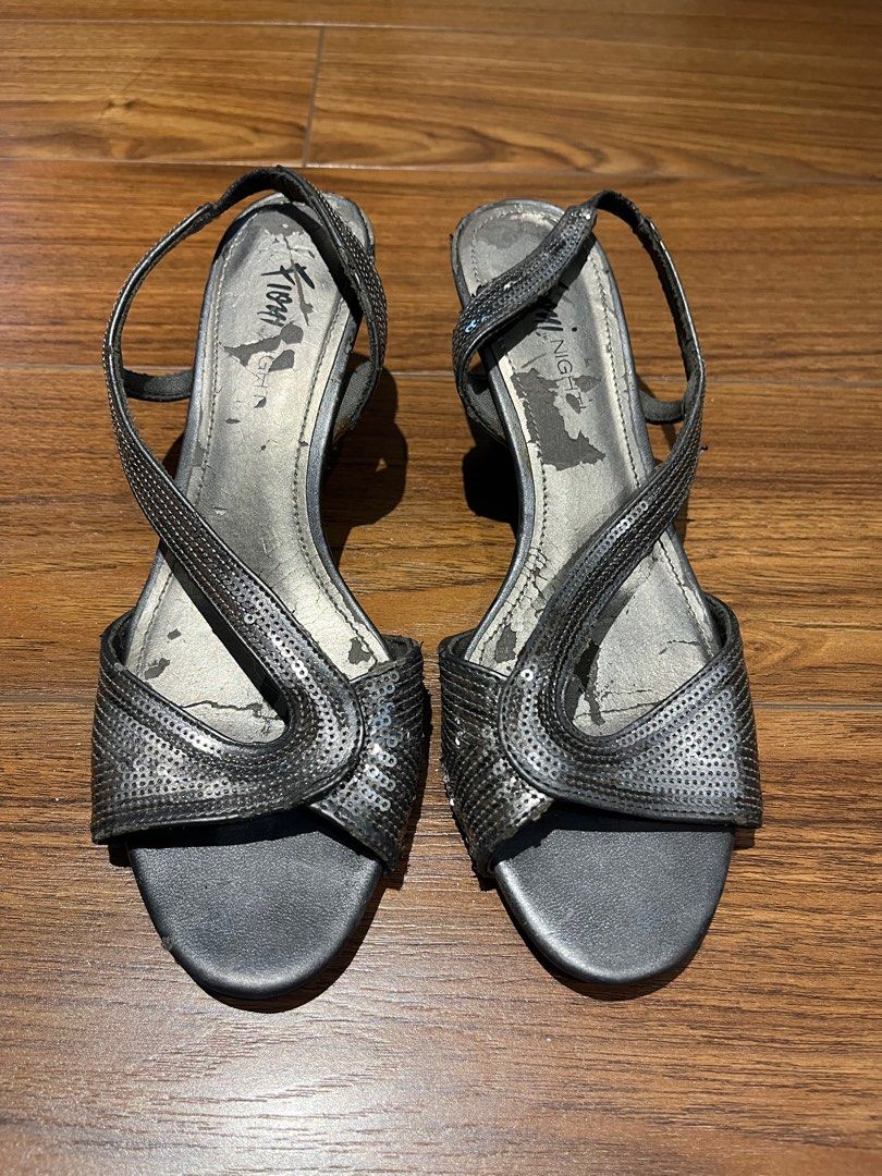 Fioni Silver Heeled Sandals Size 6 free when you buy any item Women s Fashion Footwear Heels on Carousell