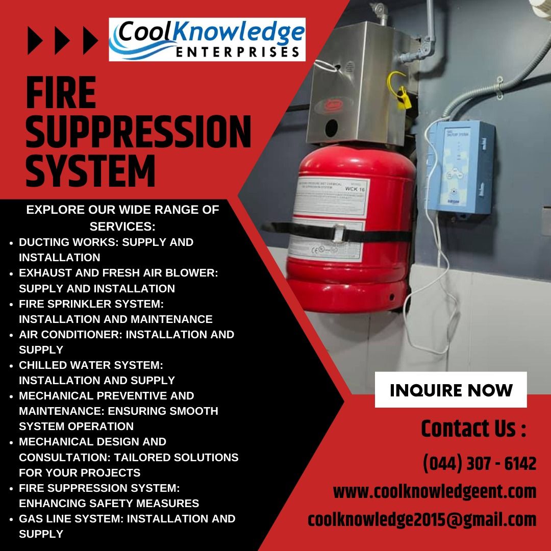 View of Fire Suppression System- Installation/ Supply -Bulacan, Commercial ...