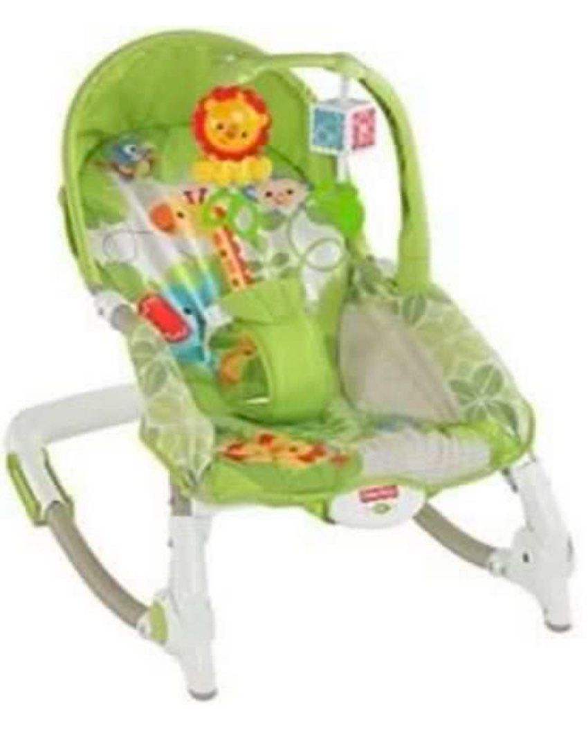 Fisher Price Rocker Green Safari