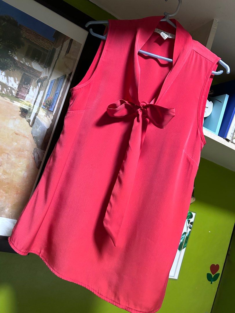 Coral blouse cheap forever 21
