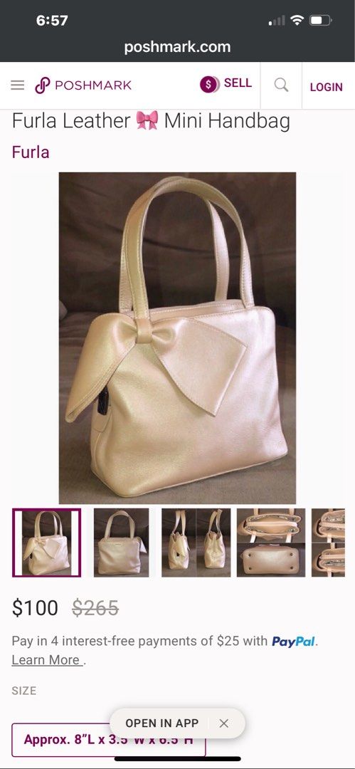 Furla Genuine Leather hand bag (Category: Luxury Bags & Wallets) located in Magalang. Submitted by stylerph (Listing ID 1291999803, Image 1). Description: Authentic Furla Genuine Leather Handbag with ribbon accent Minimal sign of use as shown in photos. Feel free to offer .
