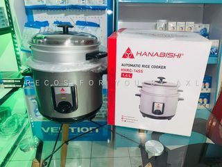 Hanabishi 1.4L Rice Cooker Silver HHRC-14SS