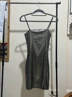 H&M silver dress
