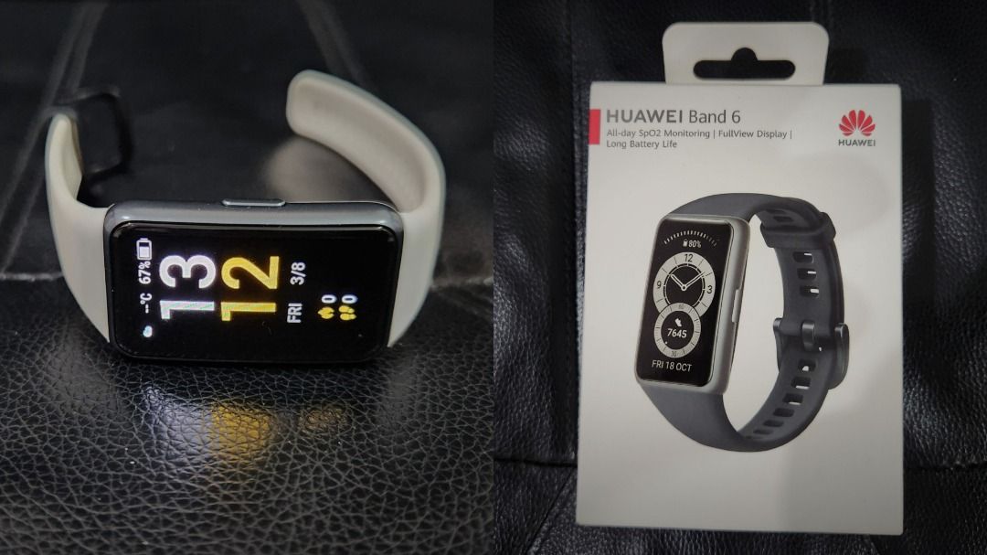 Huawei Band 6 (Category: Luxury Accessories) located in Taguig. Submitted by aip12 (Listing ID 1292069376, Image 2). Description: Free extra straps (black, navy blue, grey).