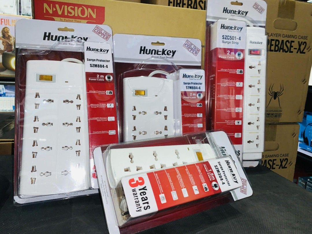 Huntkey Sockets Power Strip (Category: Electrical, Adaptors & Sockets) located in Makati City. Submitted by techubstoreandaccessories (Listing ID 1292071452, Image 3). Description: Price starts @ 361.00 🔴 Huntkey SZC501-4 5 Sockets Power Strip Surge Protector 2 meters 🔴 Huntkey SZM304-4 3 Sockets Power Strip Surge Protector 1.5 meters 🔴 Huntkey SZM604-4 6 Sockets 2 Meters Power Strip Pure Copper Wire Overload Protection 🔴 Huntkey SZM804-4 8 S