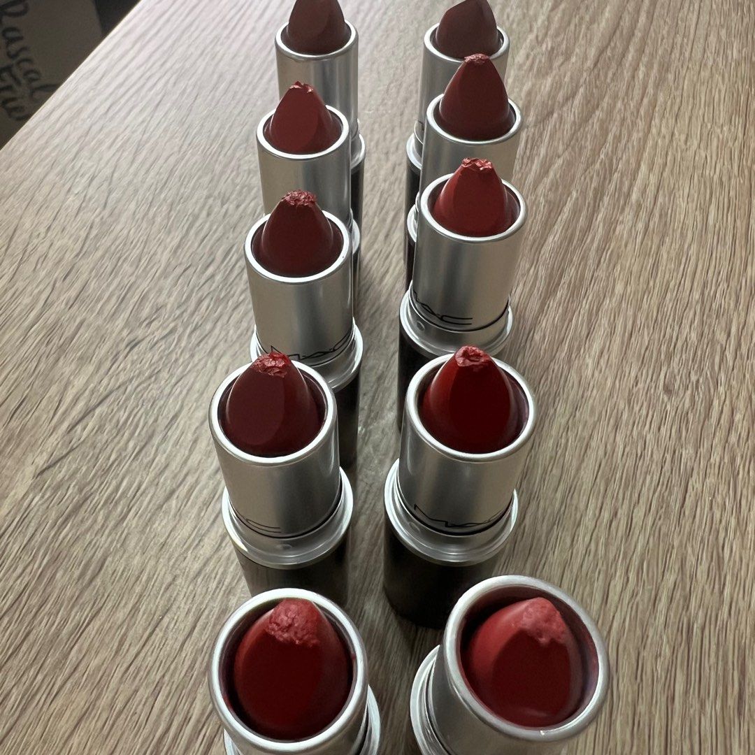 IMPORTED MAC RUBY WOO SHADE LIPSTICK BRAND NEW BUT DAMAGED TIP! (Category: Makeup) located in Quezon City. Submitted by sellinglowerthanlow (Listing ID 1291961484, Image 1). Description: Check our listings for other shades available. Damaged tip and no box thus selling low. FIXED PRICE. **All lipsticks were UNUSED STORE TESTERS that came directly from the MAC Duty Free CDG Airport store. **Since they are manufactured in Europe and in Canada, the 