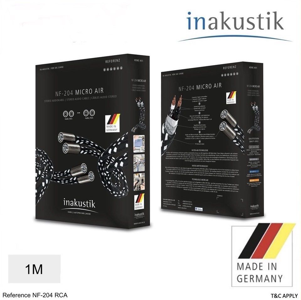 inakustik インアクースティック NF204 AIR カルポール RCAケーブル