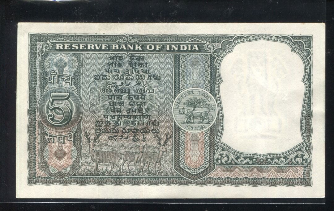 INDIA PICK 36a 1962-67 5 RUPEES, Hobbies & Toys, Memorabilia ...