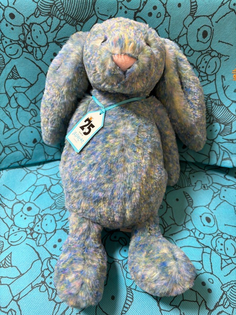 現貨🌟jellycat 25 週年Bashful Luxe Bunny Azure, 兒童＆孕婦