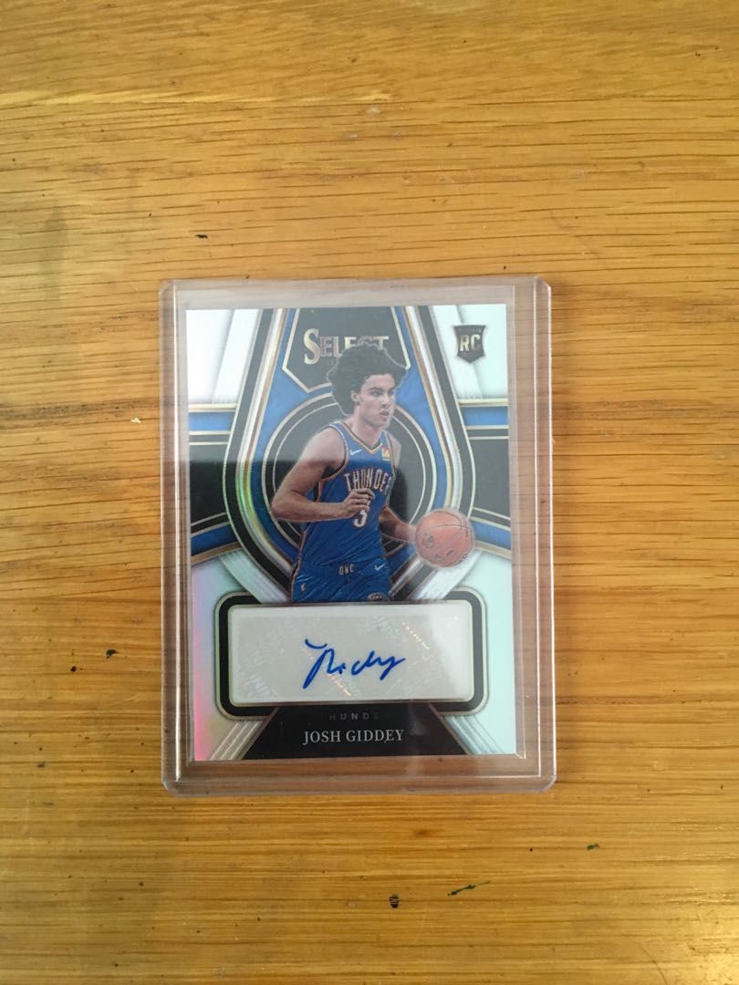 Josh Giddey RC auto /249シリ select Josh Giddey RC auto /249シリ select