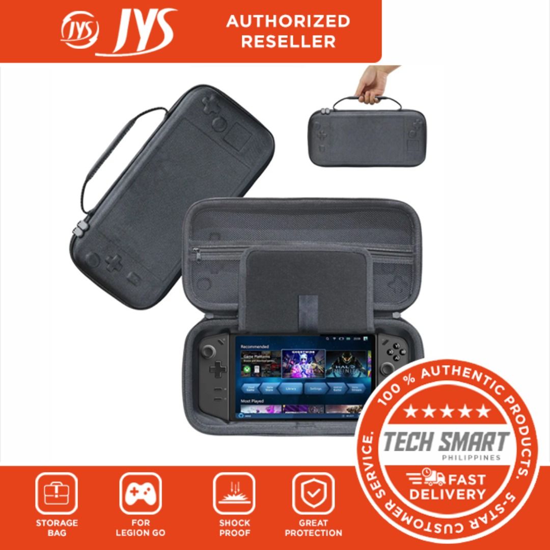 JYS EVA Storage Bag for Legion Go Console Carrying Case (Category: Cases & Covers) located in Las Pinas. Submitted by techsmartph (Listing ID 1292021863, Image 1). Description: * Legion Go Console Carrying Case * Compatible with Legion Go Console * Protective Bag Handbag With Interlayer GUARANTEED ORIGINAL/AUTHENTIC ITEMS AUTHORIZED RESELLER Visit Tech Smart Philippines (fb: techsmartph) on Facebook for other items Contact: 09175579187 Meet-up: L