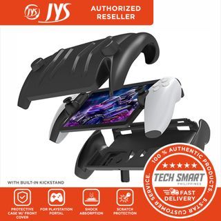 JYS Full Protective Case Compatible for  PlayStation Portal, PS Portal TPU Back Case with Adjustable Kickstand and Detachable Front Cover