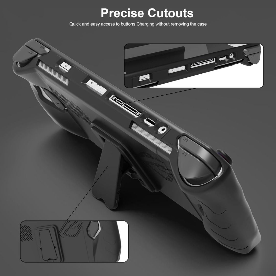 JYS Protective Case with Front Cover for ASUS ROG Ally, Shock ...