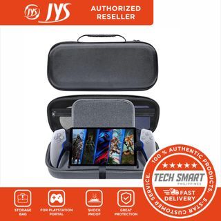 JYS Travel Carrying Case Compatible for PlayStation Portal, PS Portal Built-in Larger Storage and Screen Protector, Shockproof Anti-Scratch