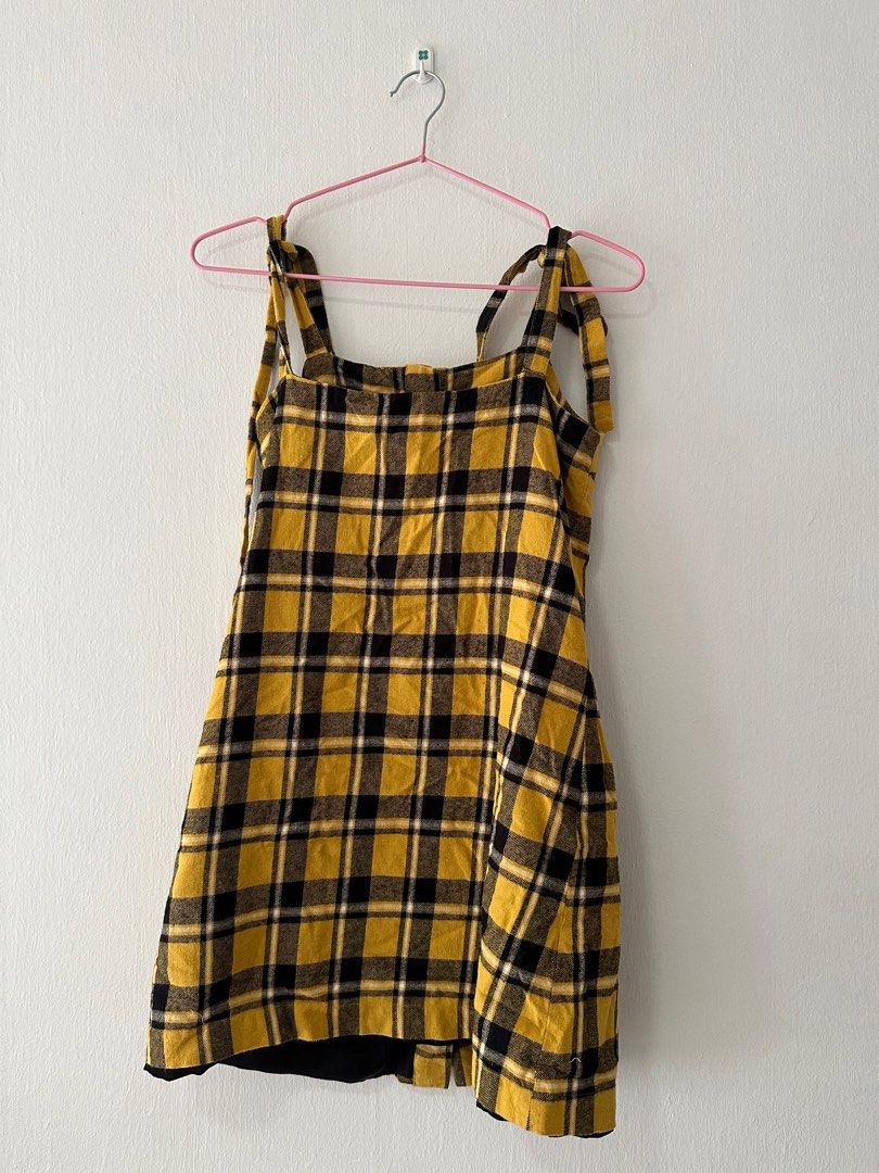 Lazy oaf gingham dress best sale