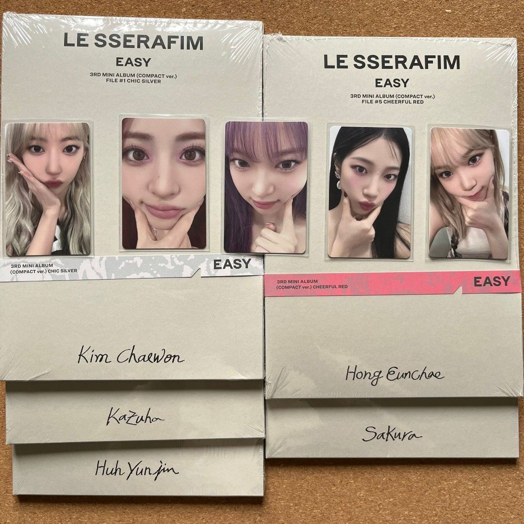 Le sserafim EASY compact ver lesserafim, 興趣及遊戲, 收藏品