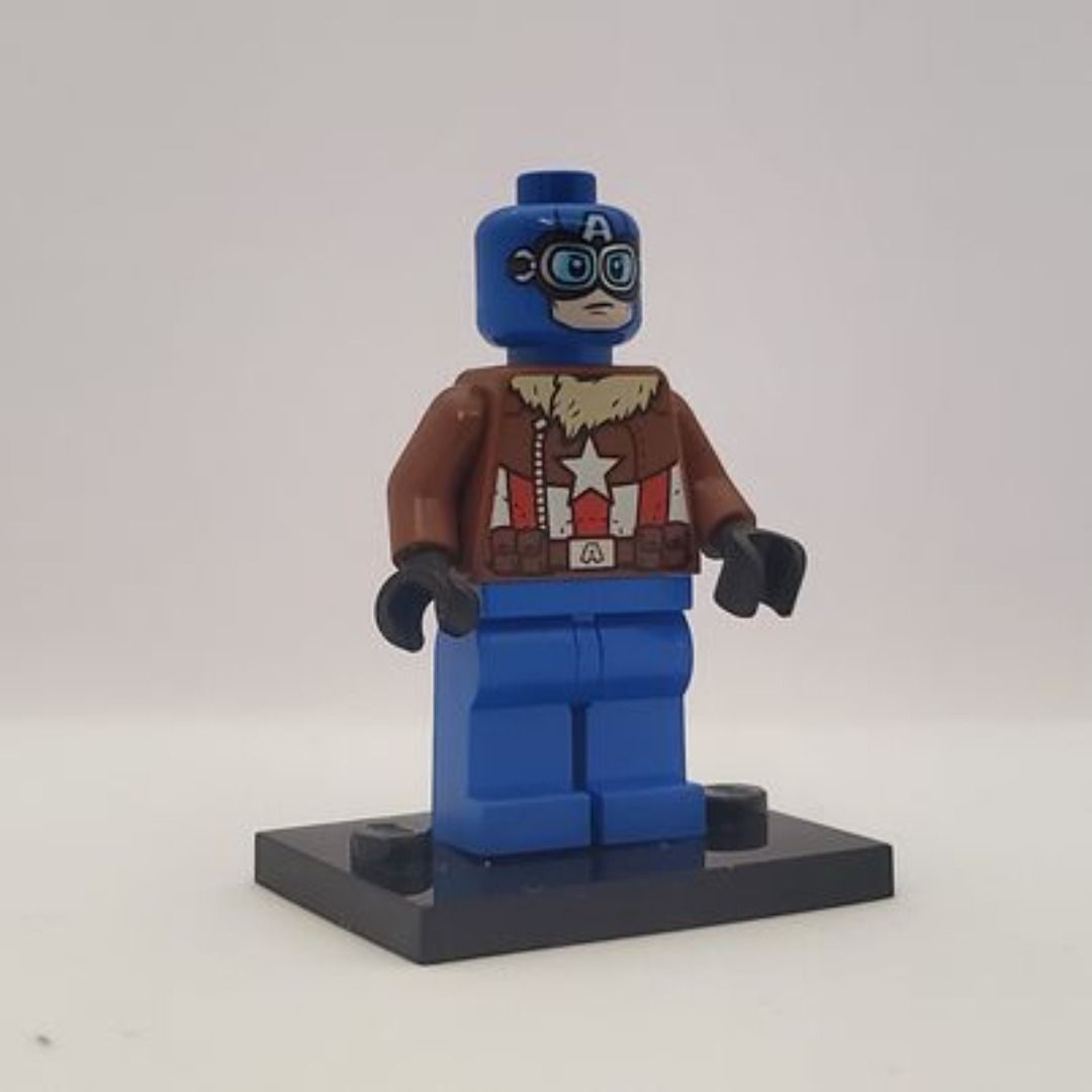 全新Lego 76076 SH374 Pilot Captain America 人仔連底板(10/03/24