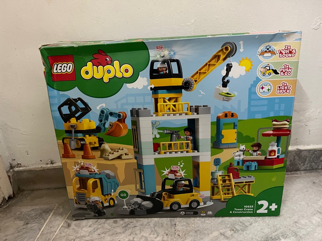 Lego Duplo Construction Tower Crane 10933 Hobbies Toys Toys Games on Carousell