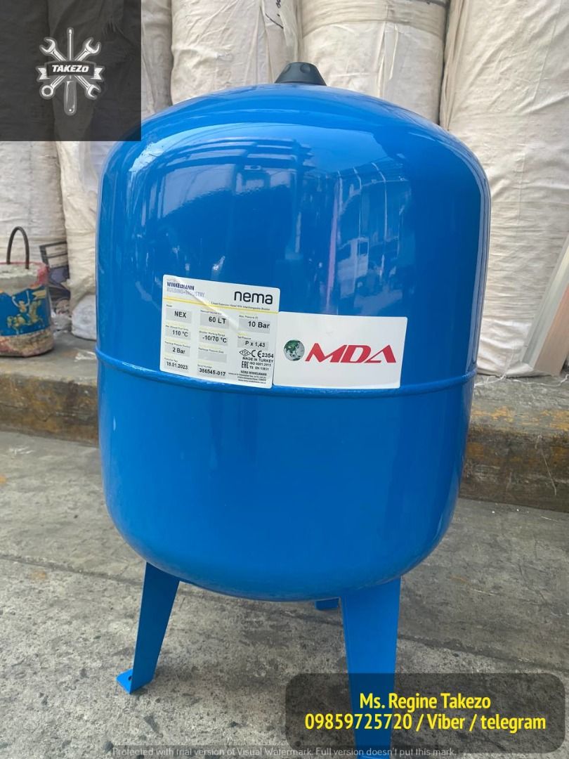 MDA Bladder Tank (Category: Construction Tools & Equipment) located in Manila. Submitted by joeyroque09 (Listing ID 1291940833, Image 2). Description: Item: MDA Bladder Tank Specs : 60liters 0-9-1-7-7-1-1-0-0-9-8- Text For Fast Transaction..