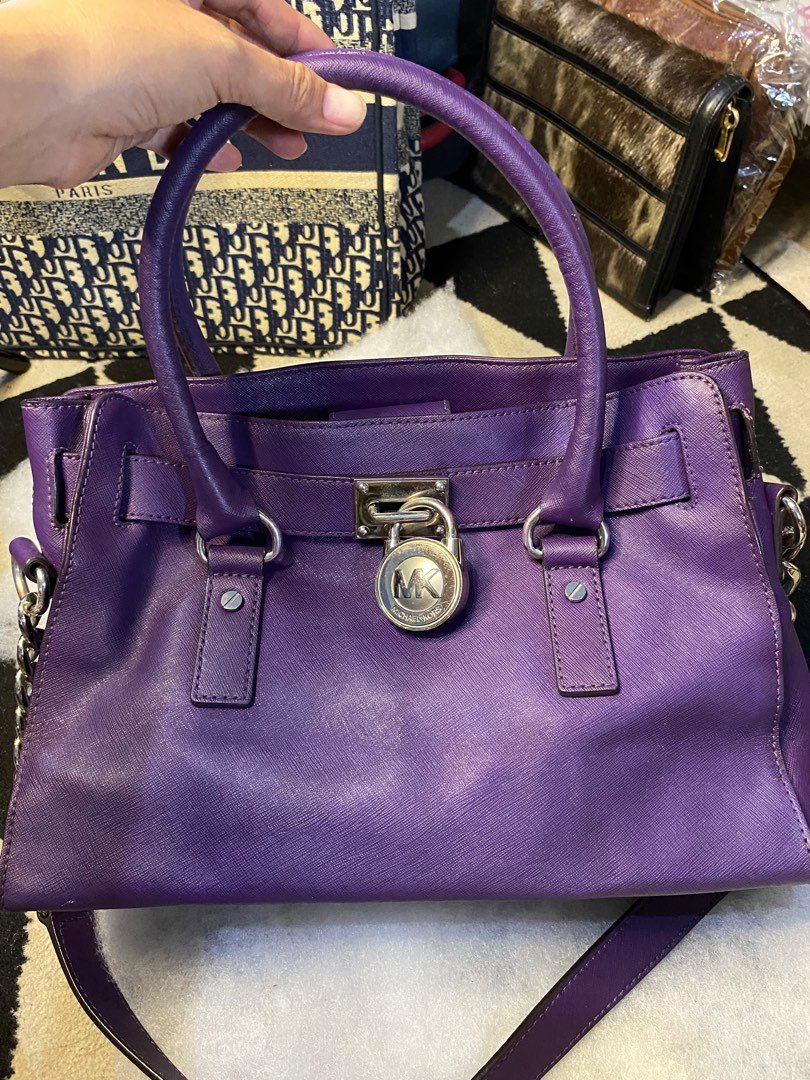 Michael kors hamilton purple online