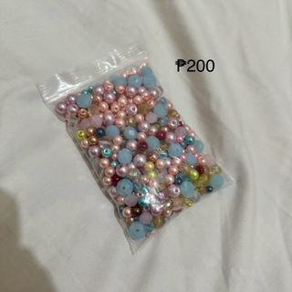 mix: maurica pearl, transparent beads, siopao beads diy beads