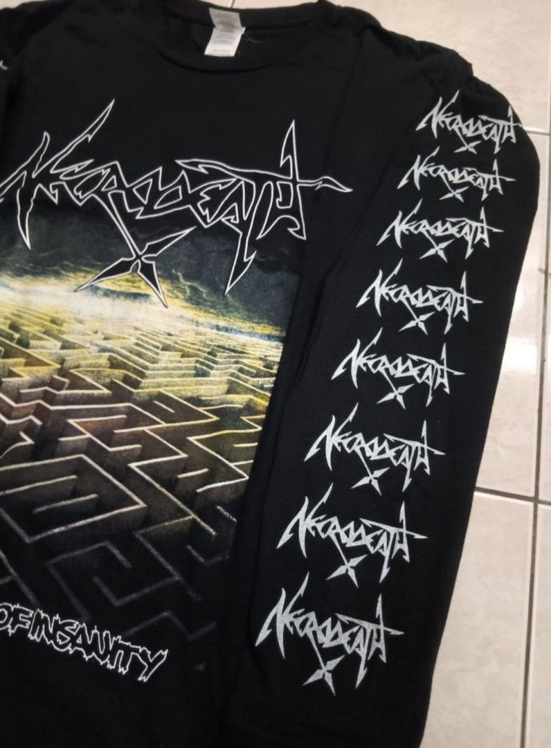 Necrodeath longsleeve title fragment of insanity