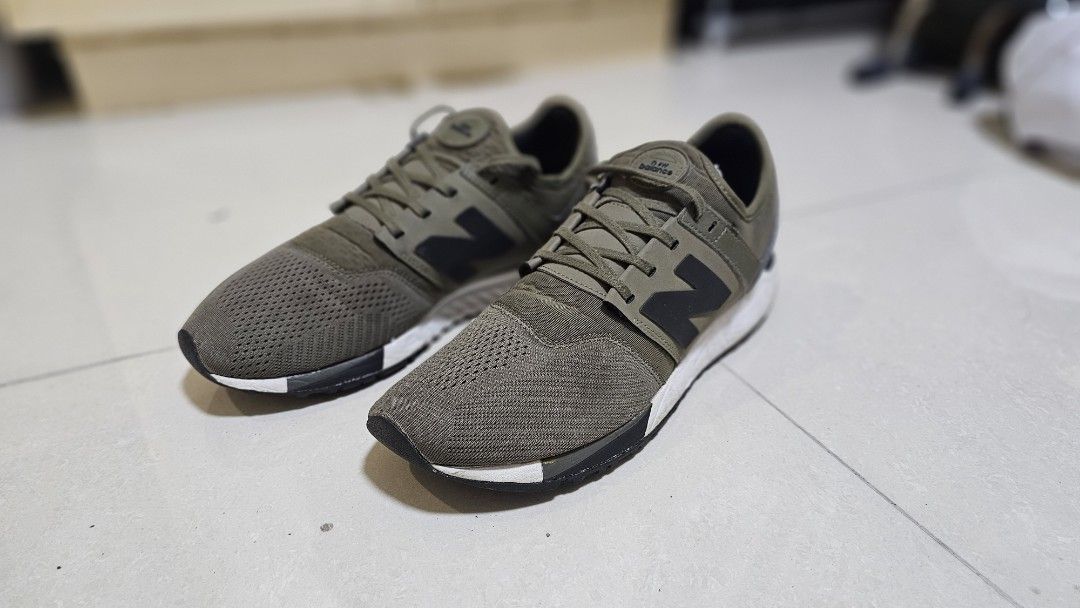 New Balance 247 Olive Men s Fashion Footwear Sneakers on Carousell