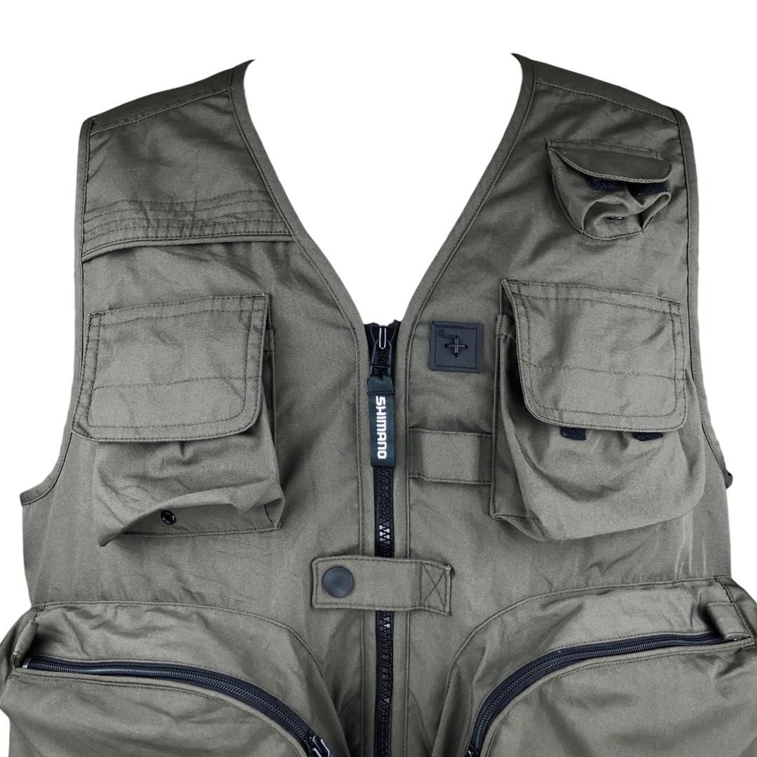 Nexus by Shimano Hyper Fishing Gear Green Mesh Tactical Utility Vest LL Fit  L