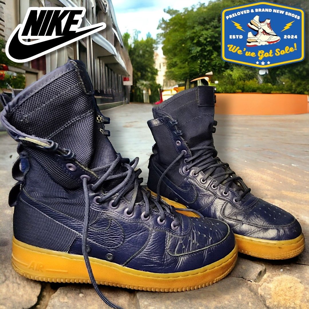 Nike sf air force 1 high navy gum store