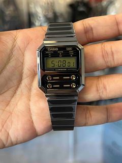 ORIGINAL CASIO Digital Retro Metal-Gold Unisex Watch A100WEGG-1A2