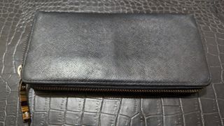 Paul Smith Saffiano leather long wallet