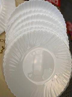 Plates Opalware Like Arcopal