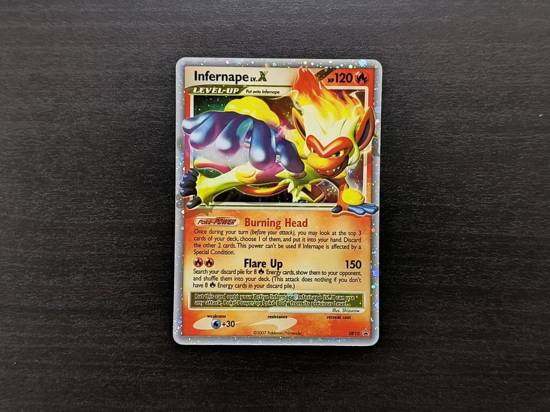 Pokemon Infernape LV. X DP10 Promo, Hobbies & Toys, Toys & Games