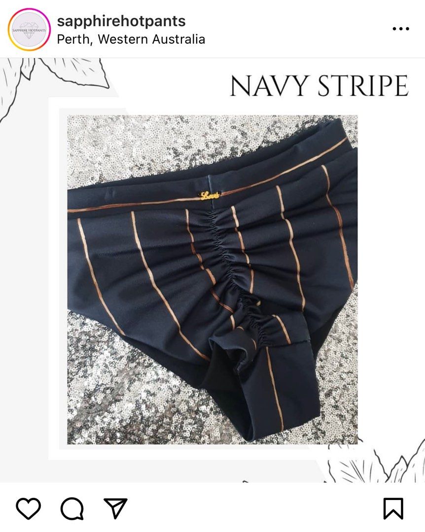 Sapphire top hot pants