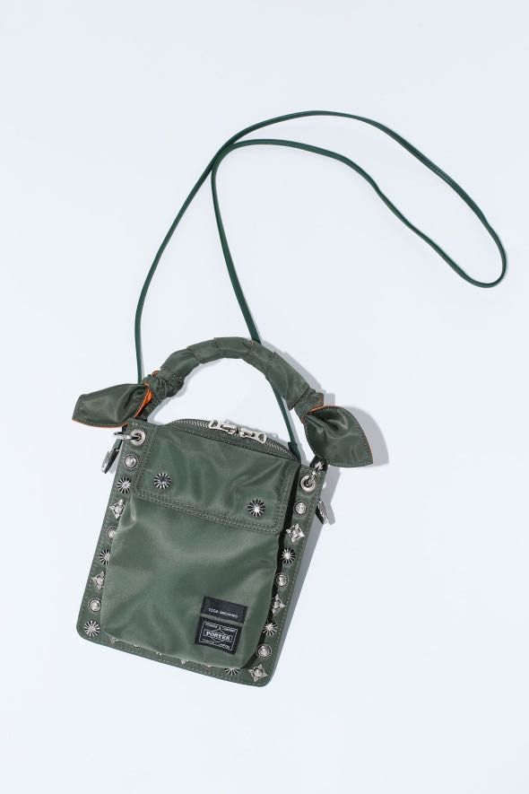 last 1 green!!) 2024 Porter x toga crossbody bag, 女裝, 手袋及銀包