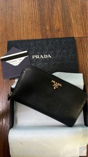 Original Prada Long Wallet Safiano leather