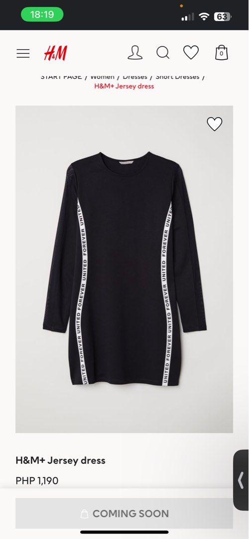 Preloved H M Black Bodycon Jersey Dress Women s Fashion Dresses Sets Dresses on Carousell